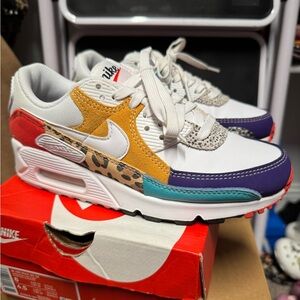 Nike Air Max 90s Safari Mix Womans Size 6